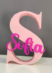 Letras personalizadas