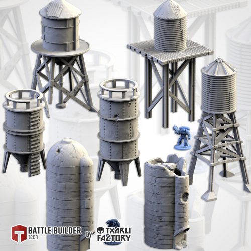 23_10_Silos_01 Depósitos de almacenamiento y silos (Silos & Storage tanks)