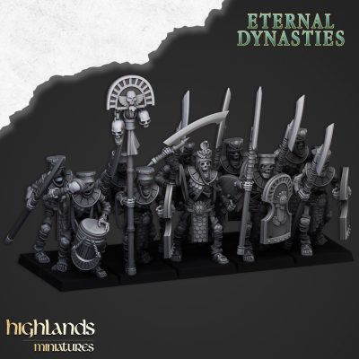 Guardia ancestral con alabardas (Ancient Guard with halberds)