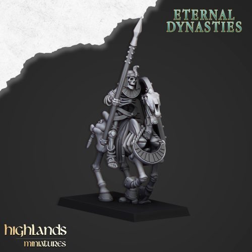 Caballería esquelética ancestral con lanza (Ancient Skeletal Cavalry with spear)