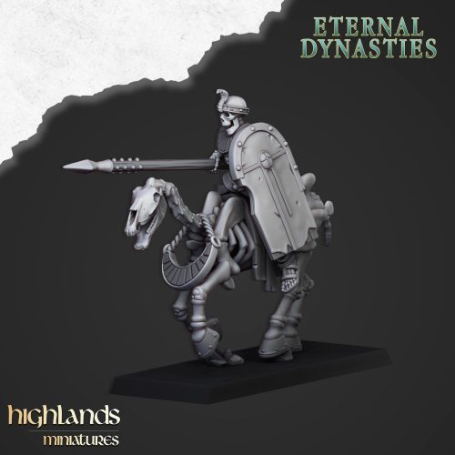 Caballería esquelética ancestral con lanza (Ancient Skeletal Cavalry with spear)
