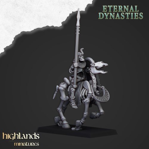 Caballería esquelética ancestral con lanza (Ancient Skeletal Cavalry with spear)