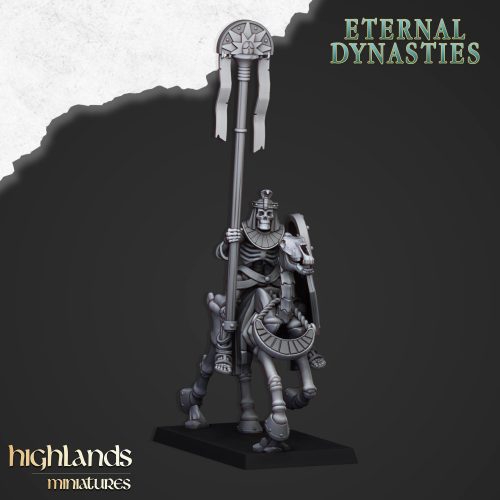 Caballería esquelética ancestral con lanza (Ancient Skeletal Cavalry with spear)