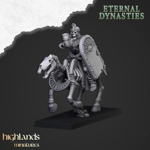 Caballería esquelética ancestral con lanza (Ancient Skeletal Cavalry with spear)