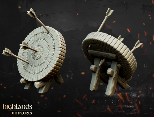Set de piezas de arquería (Archery props set)