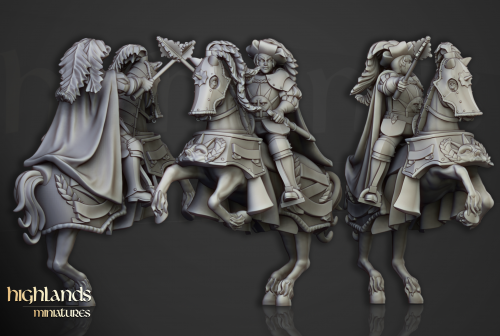 Minis&Deco 3D Prints - Baronesa de Lunneburg (Baroness of Lunneburg) - BARONESS OF LUNNENBURG 1