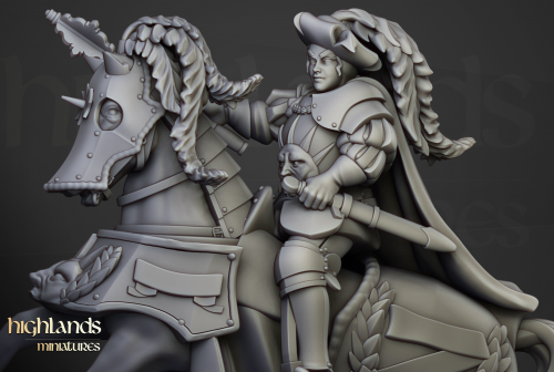 Minis&Deco 3D Prints - Baronesa de Lunneburg (Baroness of Lunneburg) - BARONESS OF LUNNENBURG 3