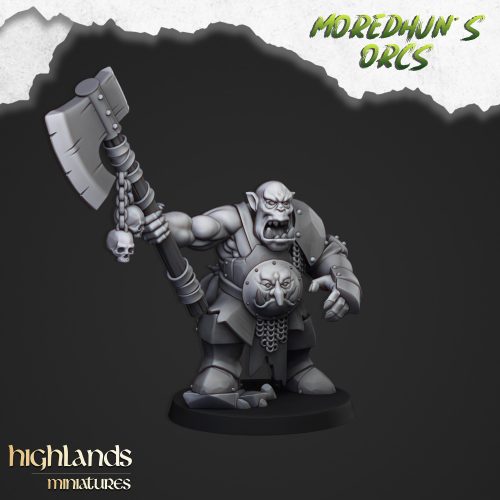 BORGOK_SKULLCRUSHER_ORC_HERO_MINIATURE Rompecráneos Borgok (Borgok Skullcrusher)