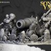 Artillería enana (Dwarf Artillery Set): Cañón/Lanzallamas/Órgano