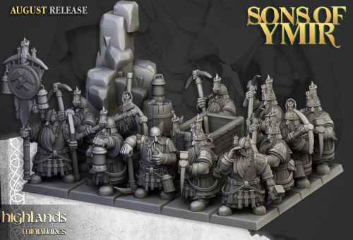 Mineros enanos (Dwarfs Miners Unit)
