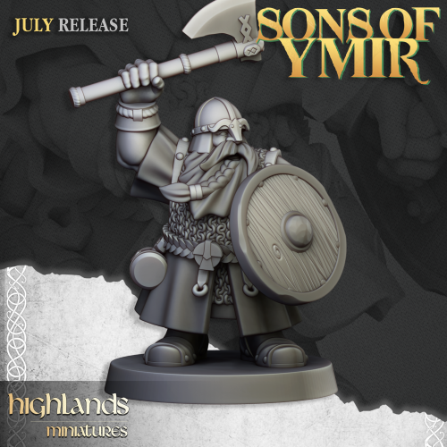 DWARF_WARRIOR_4 Guerreros enanos (Dwarfs Warriors Unit)