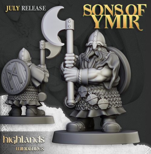 Guerrerros enanos a dos manos (Dwarfs Warriors Two Handed Unit)
