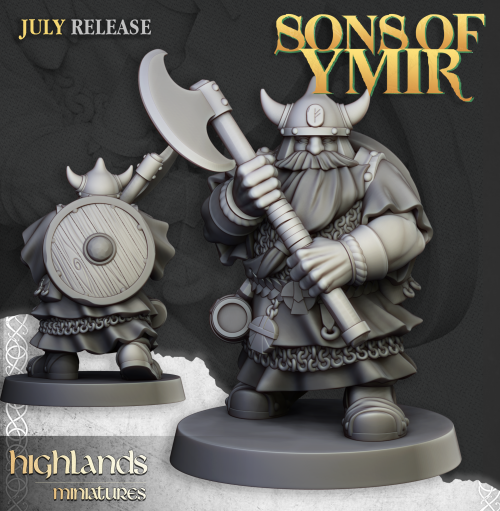 Guerrerros enanos a dos manos (Dwarfs Warriors Two Handed Unit)
