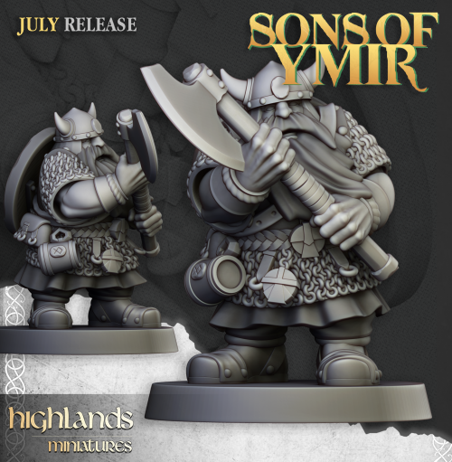 Guerrerros enanos a dos manos (Dwarfs Warriors Two Handed Unit)