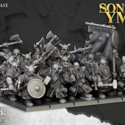 Guerreros enanos (Dwarfs Warriors Unit)