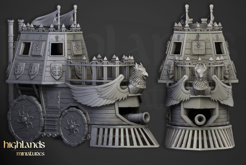 Minis&Deco 3D Prints - El Opinicus de hierro (The Iron Opinicus) - IRON OPINICUS