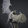 Ezequiel, Señor nigromante en monstruo volador (Ezekiel, Lord necromancer on Flying monster)