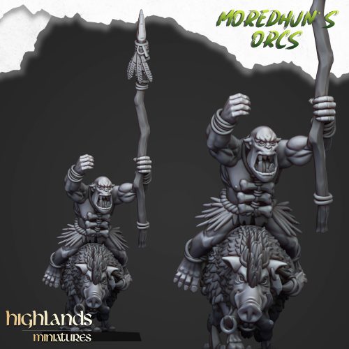 Orcos de las cuevas en montura (Mounted Cave Orcs)