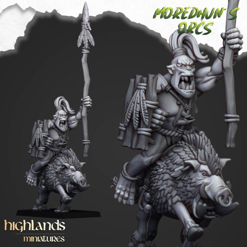 Orcos de las cuevas en montura (Mounted Cave Orcs)