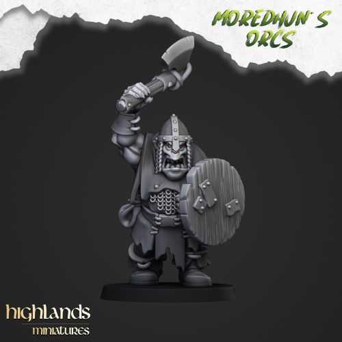 ORCS_WARRIORS_WITH_HAND_WEAPONS_1 Guerreros orcos armas a una mano y lanzas (Orc Warriors with hand weapons and spears)