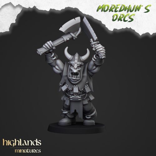 ORCS_WARRIORS_WITH_HAND_WEAPONS_9 Guerreros orcos armas a una mano y lanzas (Orc Warriors with hand weapons and spears)