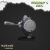 ORCS_WARRIORS_WITH_SPEARS_5 Guerreros orcos armas a una mano y lanzas (Orc Warriors with hand weapons and spears)