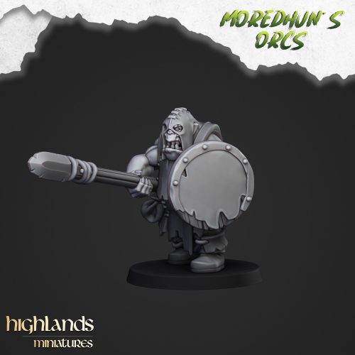 ORCS_WARRIORS_WITH_SPEARS_5 Guerreros orcos armas a una mano y lanzas (Orc Warriors with hand weapons and spears)