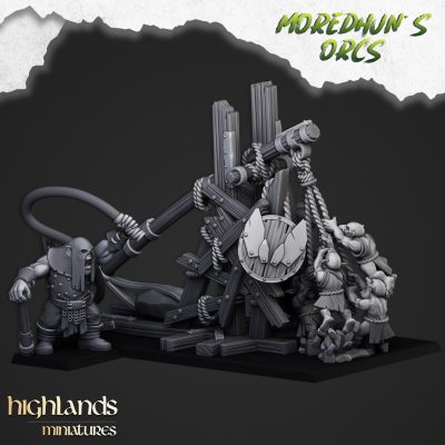 ORC_STONETHROWER_HIGHLANDS_MINIATURES Lanzapiedras orco (Orc Stonethrower)