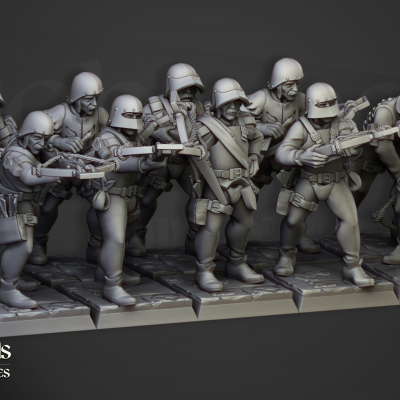 Milicianos ballesteros (Crossbowmen Militia)