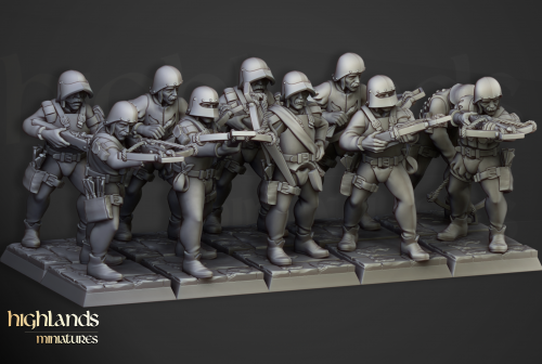 Milicianos ballesteros (Crossbowmen Militia)