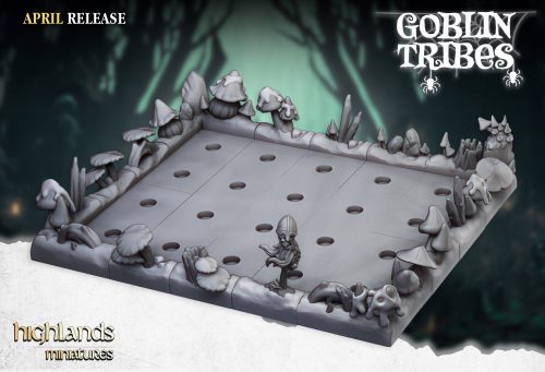 Bandeja de movimiento modular de goblins del pantano (Goblins swamp modular Movement Tray)