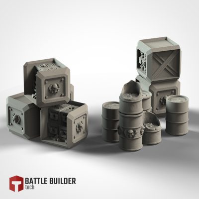 TXFA_BARRELS_01 Bidones y cajas (Barrels and cubes)