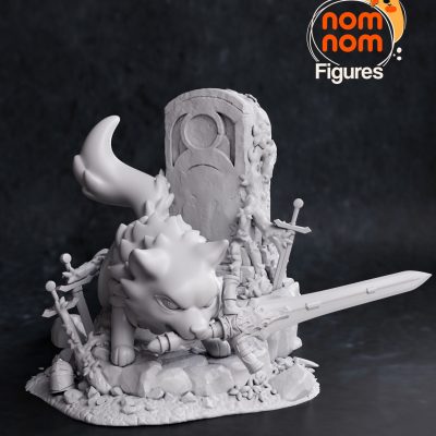 Chibi del Gran Lobo gris Sif