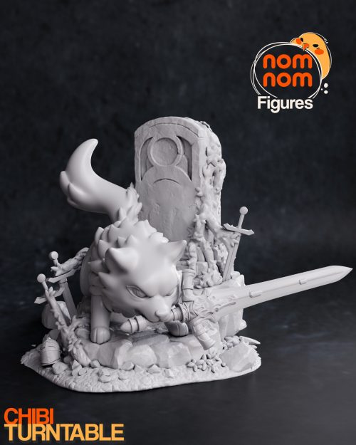 Chibi del Gran Lobo gris Sif
