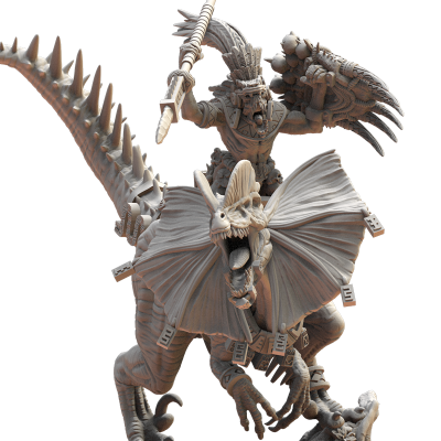 ezocamtl-general-on-dilophosaurus General Ezocamtl en Dilophosaurus (Ezocamtl General on Dilophosaurus)