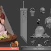 Minis&Deco 3D Prints - Aerith Gainsborough - final fantasy 7 remake aerith version 1 3d model aa21da1a59