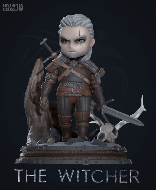 Chibi de Geralt