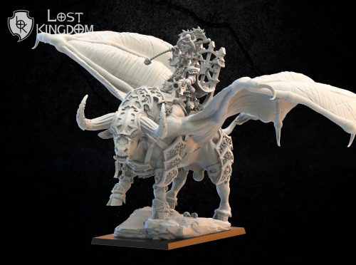 kingassurtaurus King Assur on Great Bull of Shamut (Rey Assur en el Gran Toro de Shamut)