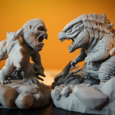 Chibi de Kong vs Godzilla
