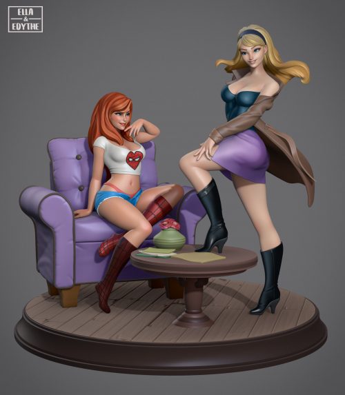 Mary Jane y Gwen Stacy