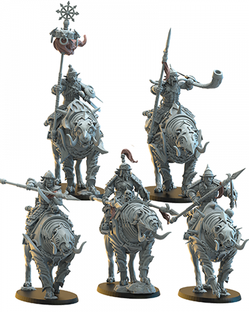 mongobbo-spearmen-knights-cg Mongobbo Spearmen Knights (Caballeros Mongobbo con lanza)