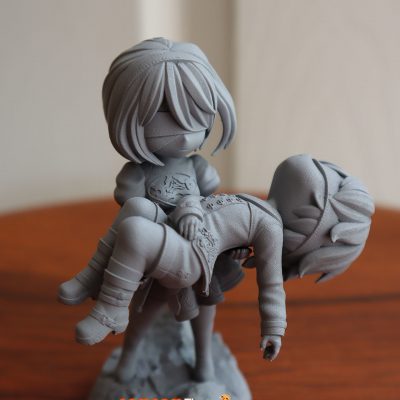 Chibi de 2B Y 9S