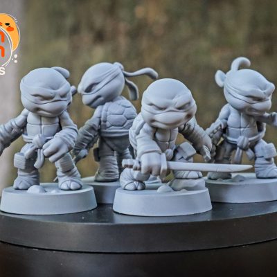 Chibi de las Tortugas Ninja