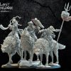 riderscg Steppe Riders on direwolf (Jinetes de la estepa en lobos huargos)