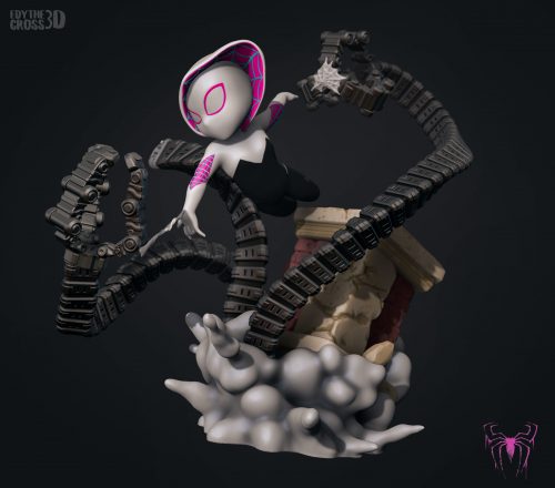 Chibi de Spider Gwen