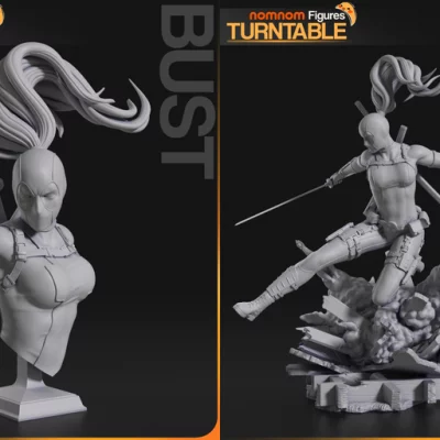 Busto de Lady Deadpool