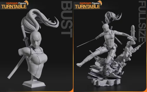 Busto de Lady Deadpool
