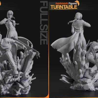 Makima y Denji