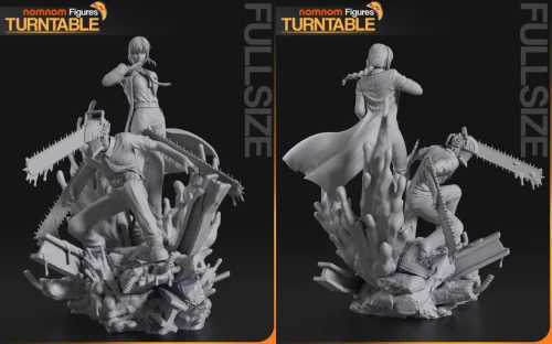 Makima y Denji