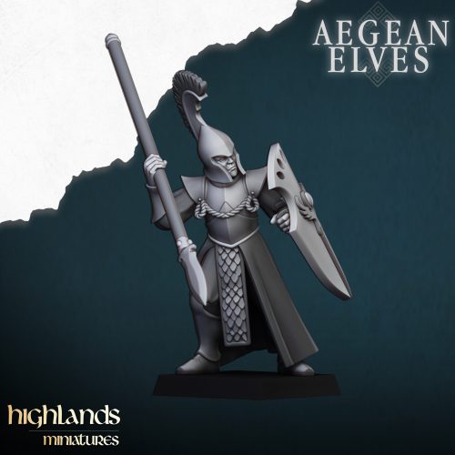 Lanceros Elfos Egeos (Aegean Spearmen)